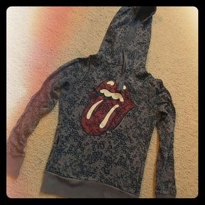 Old school rolling stones hoodie